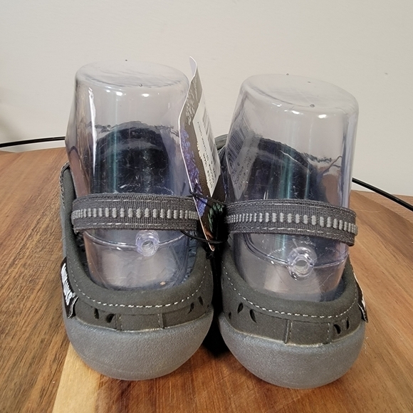 NEW Muk Luks Erin Dark Gray Sling Back Mary Jane Flats Size 6 - Picture 7 of 14